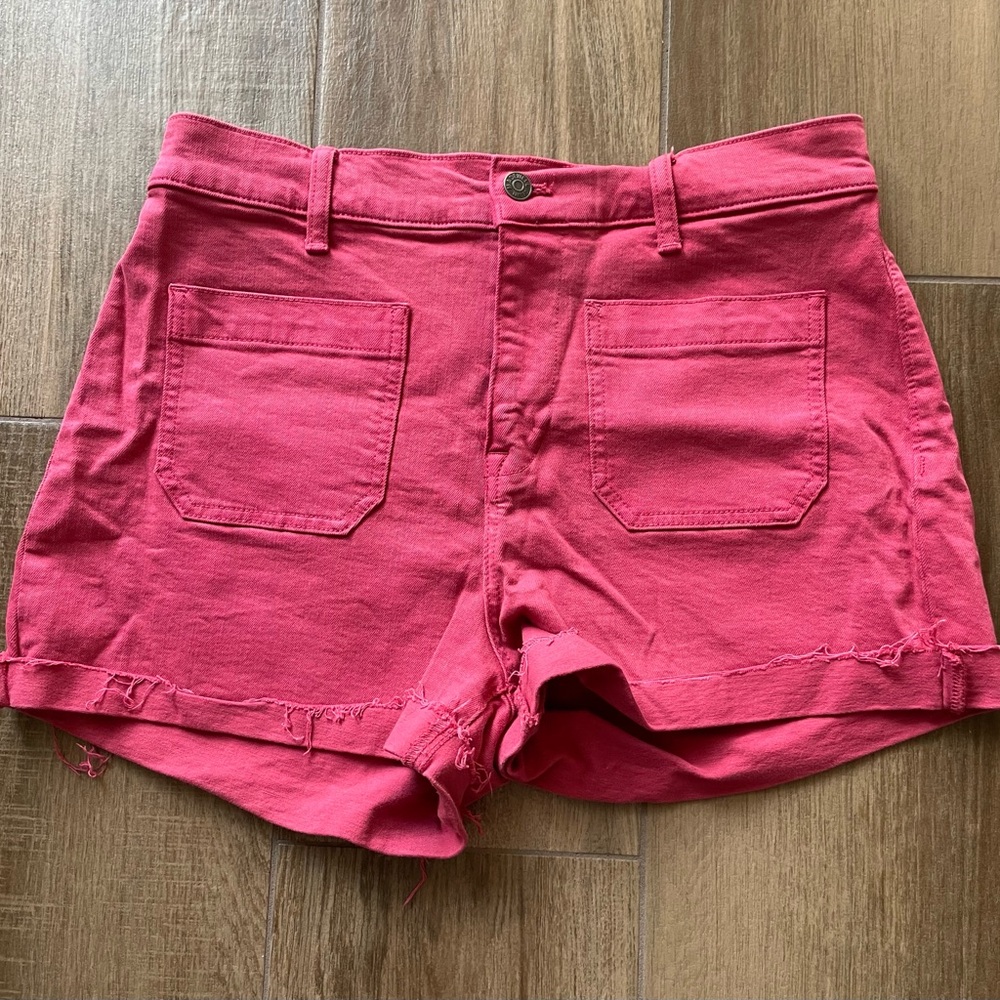 Madewell cuffed garment dyed shorts